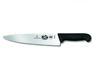 10. Victorinox 47521 10-Inch Chef's Knife, Black Fibrox Handle
