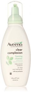 4. Aveeno Clear Complexion Foaming Cleanser