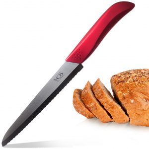 8. Vos Ceramic Bread Knife