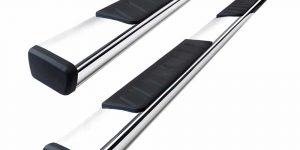 Tyger Auto, TG-RS2C40037 RISER Stainless Steel 4' Side Step Nerf Bars