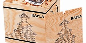 KAPLA, 1000 Blocks Natural Unfinished Wood Pine Planks